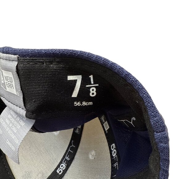 New Era Washington Nationals 59FIFTY Fitted Cap Size 7 1/8 Red White & Blue - Picture 9 of 10